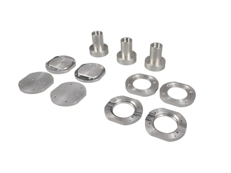Aluminum discs and spacers