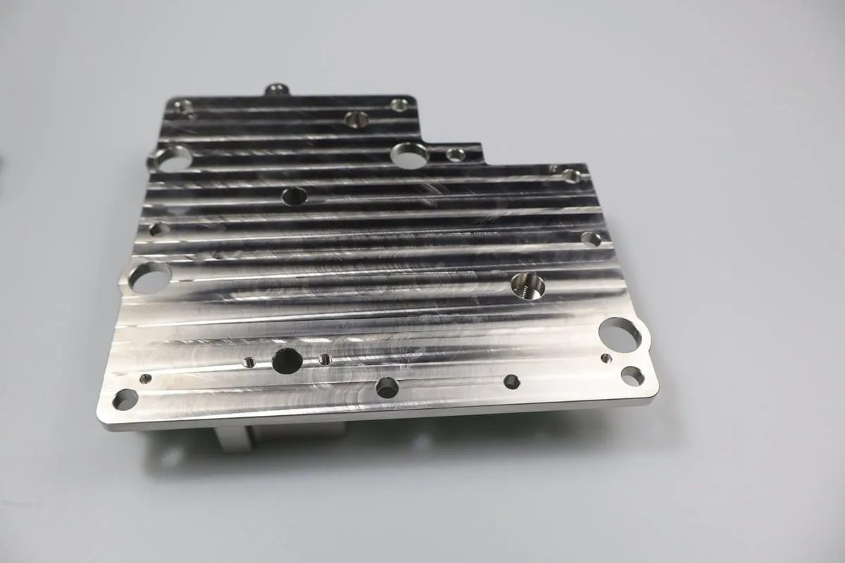 Finned aluminum cover